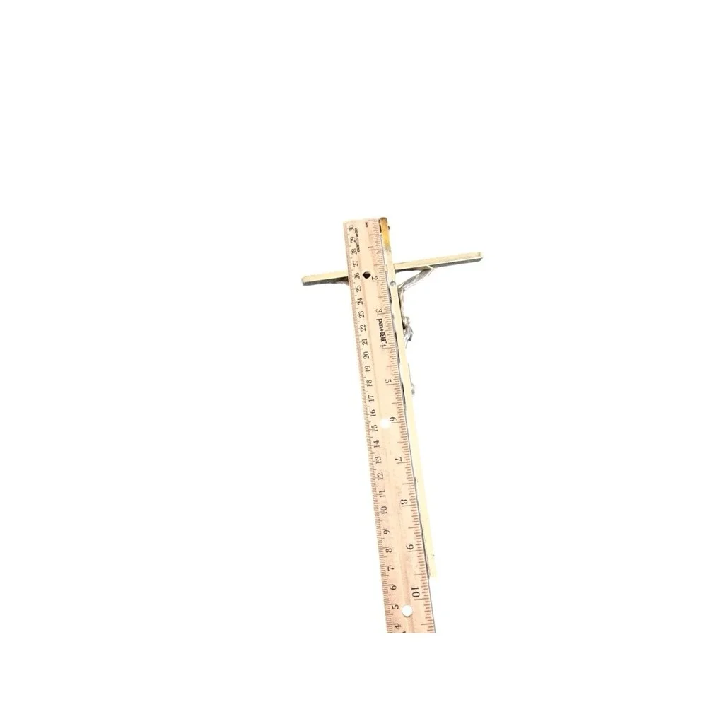 Vintage INRI Brass Hanging‎ Crucifix/Jesus on the Cross 10''